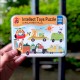 بازل علبة معدن 6 أشكال - Toys Puzzle