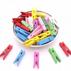 باكت مشابك ملونة 20 قطعة