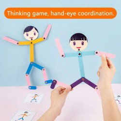 لعبة الرجل الخشبى  ملون