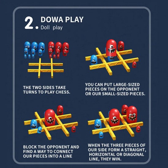 لعبة التحدى والإثارة الكبير ياكل الصغير X-O