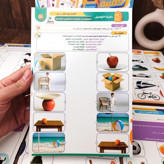 حقيبة التوصيل لتمنية مهارات الذاكرة البصرية والسمعية