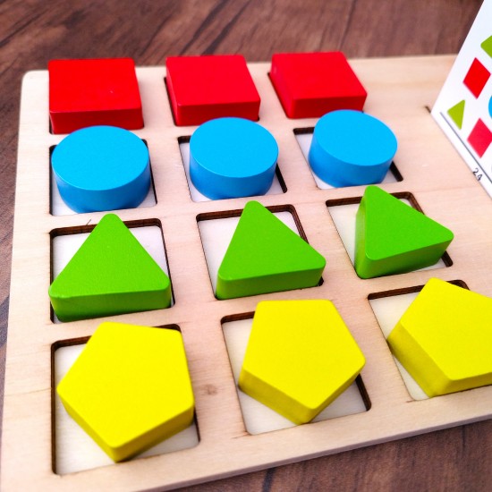 بورد تحدى الاشكال الهندسية 24 تحدى