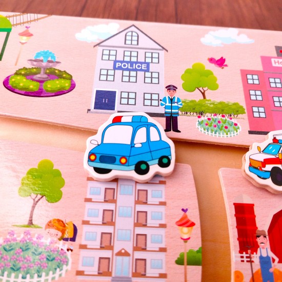 متاهة خشب اشكال متنوعة