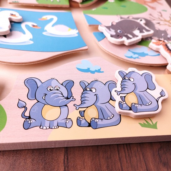 متاهة خشب اشكال متنوعة