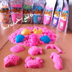 إسطمبات صلصال أشكال بحرية صغيرة 6 قطع